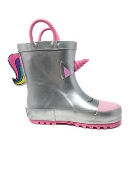 BOTA DE AGUA UNICORNIO PLATA