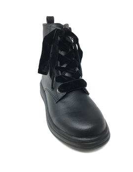 BOTA PIEL NEGRO MATE