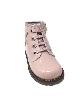 BOTIN CHAROL LISO ROSA