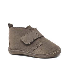 BOTIN SERRAJE TAUPE VELCRO