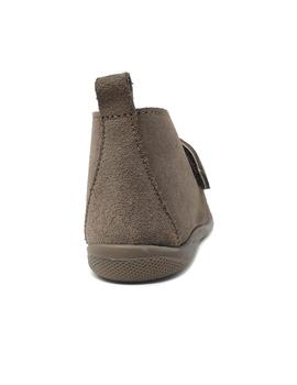 BOTIN SERRAJE TAUPE VELCRO