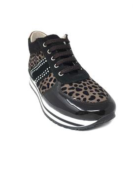 DEPORTIVO MARRON ANIMAL PRINT