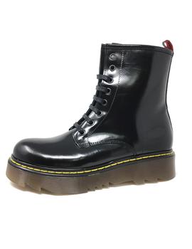 BOTA MILITAR PLATAFORMA NEGRA