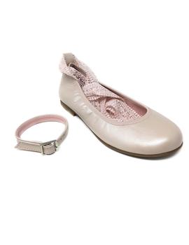 BAILARINA NUDE C/ PULSERA TOBILLO