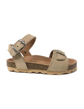 SANDALIA BIO NOBUCK CAMEL