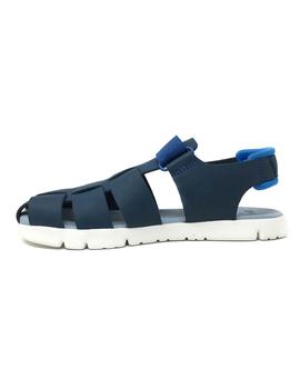 SANDALIA CAMPER AZUL VELCRO