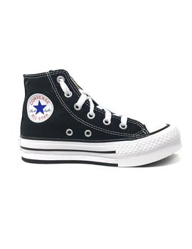 CONVERSE ABOTINADA NEGRA DE PLATAFORMA