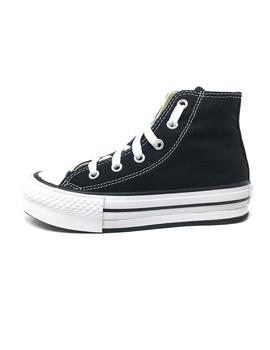 CONVERSE ABOTINADA NEGRA DE PLATAFORMA