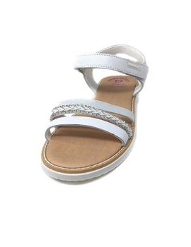 SANDALIA PABLOSKY BLANCA DE VELCRO