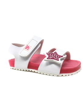 SANDALIA BIO BLANCA DE VELCRO