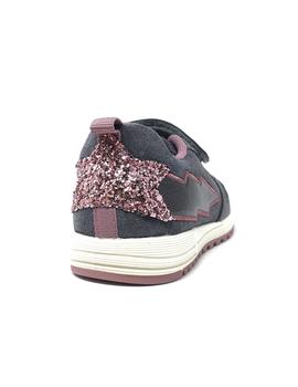 DEPORTIVO GEOX GRIS Y ROSA