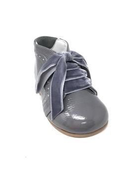 BOTIN CHAROL ARRUGADO GRIS