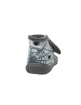 ZAPATILLA DE CASA GRIS ARAÑA