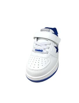 DEPORTIVO BLANCO /AZUL CON LUZ