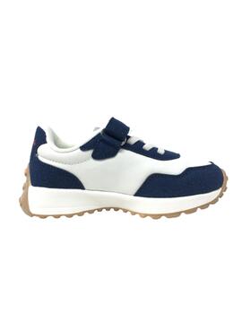 DEPORTICO SERRAJE-NYLON BLANCO /AZUL