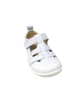 ZAPATO SANDALIA PIEL BLANCO