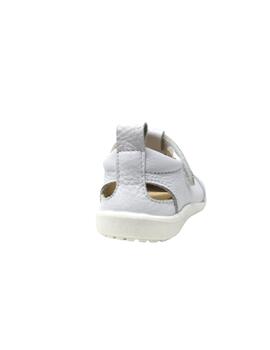 ZAPATO SANDALIA PIEL BLANCO