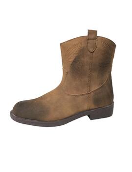 BOTIN CAMPERO CUERO MARRON