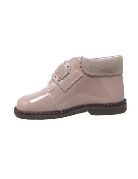 BOTIN CHAROL ROSA VELCRO