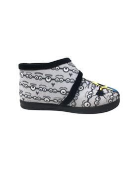 ZAPATILLA DE CASA GRIS MINIONS