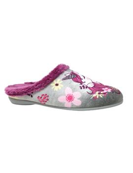 ZAPATILLA DE CASA GRIS UNICORNIO