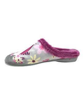 ZAPATILLA DE CASA GRIS UNICORNIO