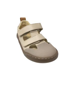 ZAPATO SANDALIA PIEL TAUPE BEIG