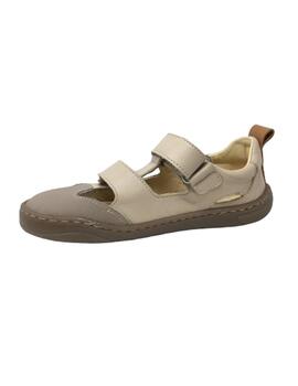 ZAPATO SANDALIA PIEL TAUPE BEIG