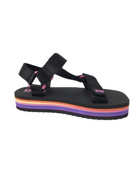 SANDALIA SLIDES NEGRO