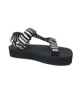 SANDALIA SLIDES ZEBRA