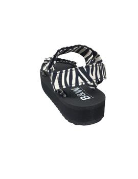 SANDALIA SLIDES ZEBRA