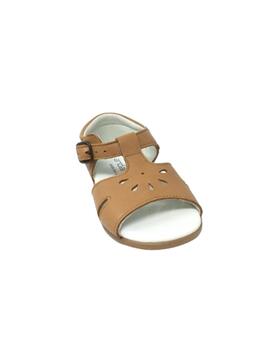 SANDALIA PIEL CAMEL