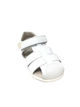 SANDALIA PIRUFLEX PIEL BLANCO