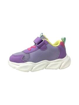 DEPORTIVO BLUEY LILA CON LUCES