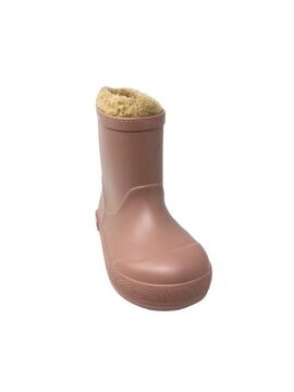 BOTA DE GOMA IGOR ROSA CON FORRO INTERIOR