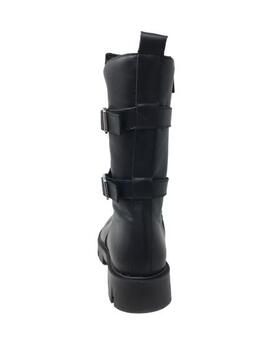 BOTA ALTA PIEL NAPA NEGRO