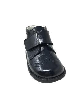 BOTIN ANDANINES CHAROL ARRUGADO AZUL MARINO