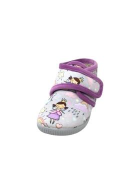 ZAPATILLA DE CASA RELIEVE CENIZA NUBE