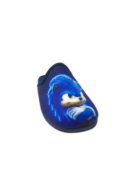 ZAPATILLA DE CASA RELIEVE GATO AZUL
