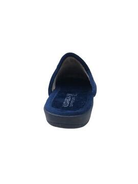 ZAPATILLA DE CASA RELIEVE GATO AZUL