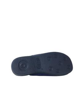 ZAPATILLA DE CASA RELIEVE GATO AZUL