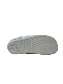 ZAPATILLA DE CASA GRIS PERLA PERRITO
