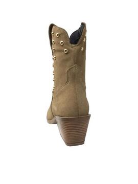 BOTA CAMPERA EN SERRAJE BEIG