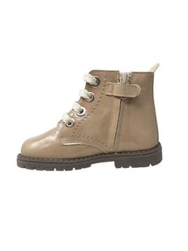 BOTIN CHAROL ARRUGADO BEIG MOREDA