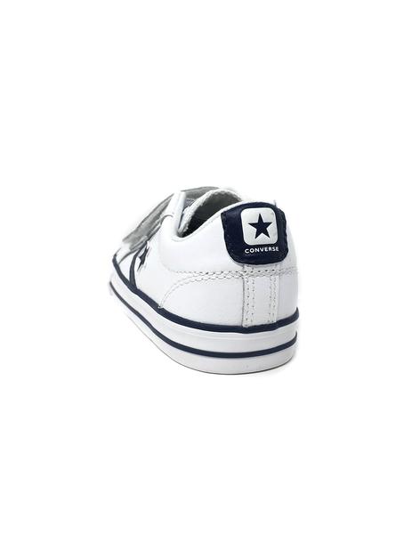 converse blancas estrella azul