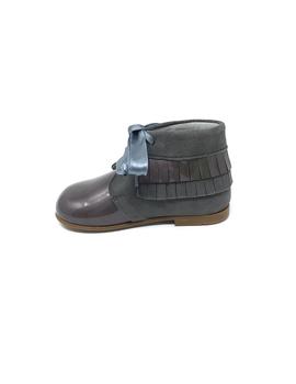 BOTIN CHAROL GRIS FLECOS