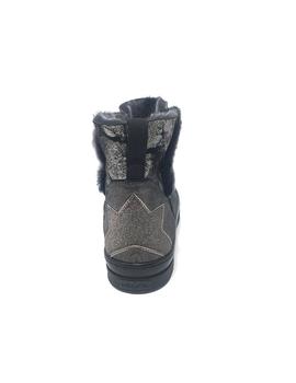 BOTIN PELO INTERIOR GRIS PLOMO