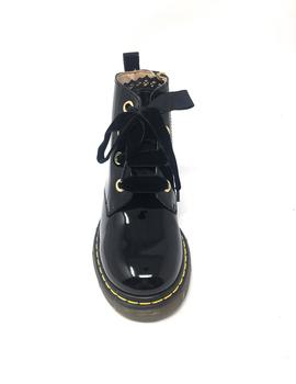 BOTIN CHAROL NEGRO C/PUNTILLA