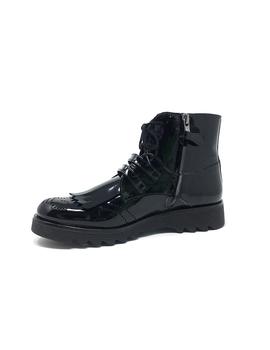 BOTIN CHAROL NEGRO 2 HEBILLAS