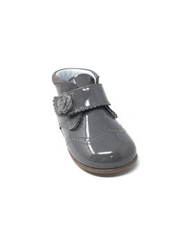 BOTIN VELCRO CHAROL GRIS